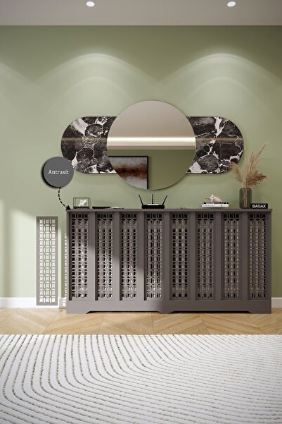 BAGAX Ayasofya Model, Antrasit Renk,iç Ölçü 156 Cm Dış Ölçü 160 Cm Petek Kapl...