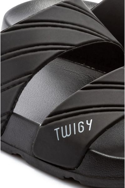 Twigy Kevin Men's Daily Beach Slippers Black 40/45