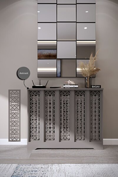 BAGAX Karatay Model, Antrasit Renk,iç Ölçü 96 Cm Dış Ölçü 100 Cm Petek Kaplam...