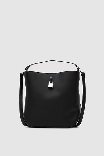 Shule Bags Geantă de umăr James Lock Negru