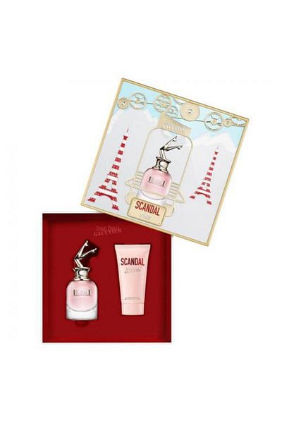 Jean Paul Gaultier طقم جان بول غولتير سكاندال او دو بارفيوم (عطر 50مل+بودي لوشن 75مل)