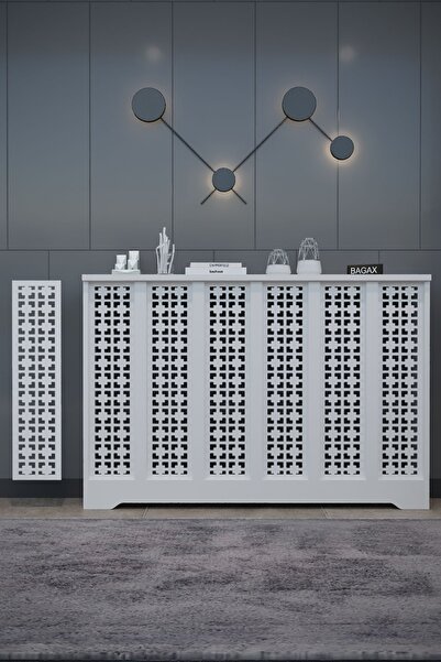 BAGAX Truva Model, Beyaz Renk,iç Ölçü 116 Cm Dış Ölçü 120 Cm Petek Kaplama, D...