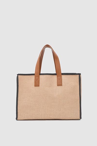 Shule Bags Τσάντα Arc X Large Ψάθινη Καφέ