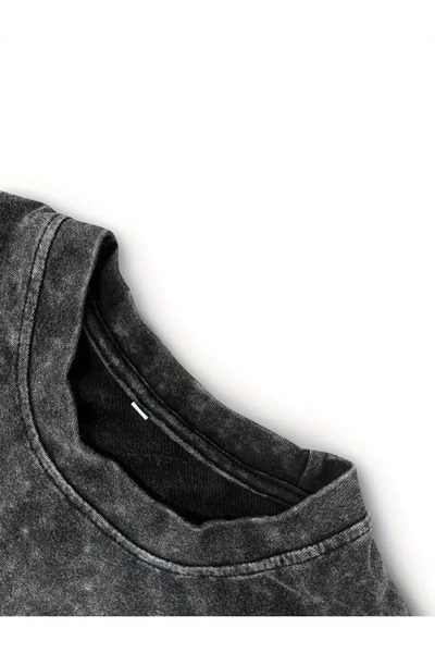 PENTHİLUS Női alkalmi vintage mosott rózsaszín Panther grafikus póló