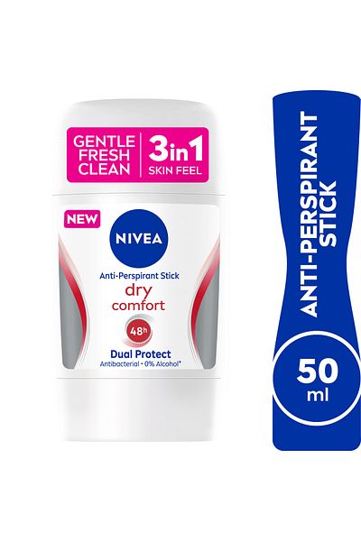 NIVEA Dry Comfort Antiperspirant Stick for Women 50ml | Long-Lasting Freshness