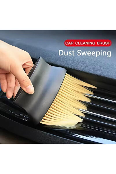 BGA Araba oto hava çıkış temizleme fırça seti araba klima torpido far jant ar...