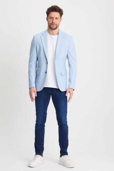 Ted Davıd Digital Knitted Blazer Jacket