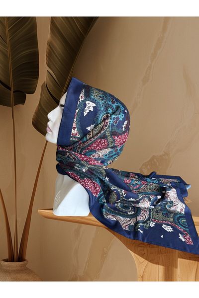 Aker Şal Aker Soft Touch albastru bleumarin 011