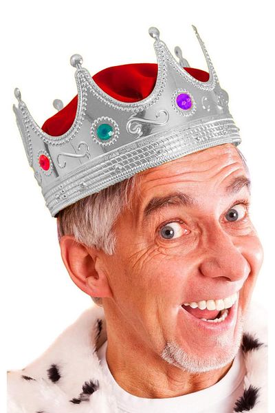 Kuzgun Online Shop Silver King Crown Adult-Child Compatible