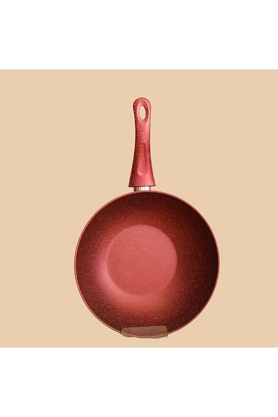 Arzu Çelik 28 cm Granite Wok Pan