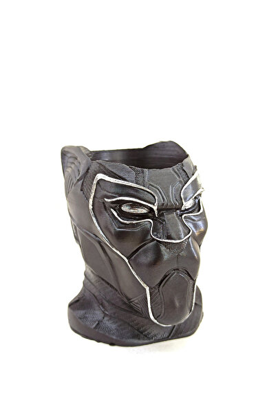 AYACO Polyester Black Panther Pen Holder Desktop Organizer with Superhero Figure