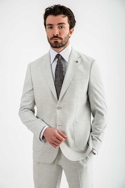 Ted Davıd Linen Blended Suit