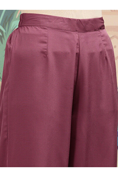 Ishin By Styli Printed V-Neck A-Line Kurta and Trousers Sets