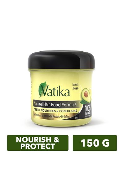 Vatika Dabur Vatika Lemon & Avocado Natural Hair Food Formula 150 ml