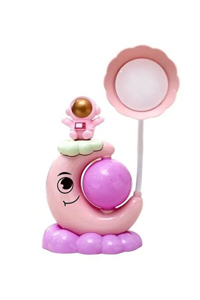 Genel Markalar Çocuk Odası Ay Ve Astronot Desenli Gece Lambası