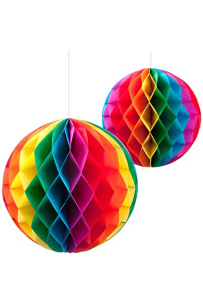 TTT Lanternă Ornamentală din Hârtie Colorată 30 cm 1 bucată