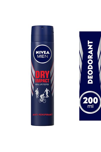 NIVEA سبراي مضاد للتعرق للرجال، تأثير جاف، 200 مل