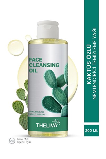 The Liva Kaktüs Özlü Makyaj Temizleyici Yüz Temizleme Yağı Yüz Ve Vücut Temiz...