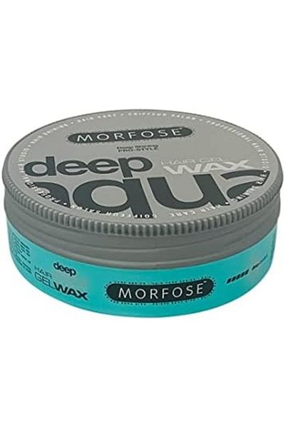 Morfose Deep Aqua Hair Styling Wax 175 ml - Hair Control at the Highest Level, Ultra Extra Strong Ho