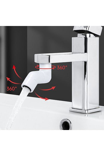 MIBRU 360 Flexible Water Faucet Bracket for Sink & Kitchen Taps, Adjustable Flow Control