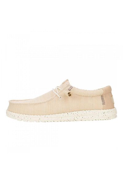 HEY DUDE 41898 حذاء Wally Stretch Sox Cream للرجال