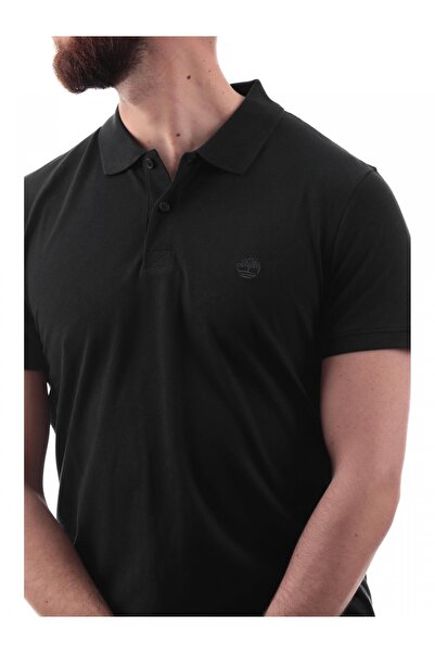 Timberland Ανδρικό μπλουζάκι πόλο σε καφέ χρώμα