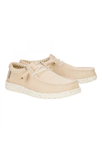 HEY DUDE 41898 حذاء Wally Stretch Sox Cream للرجال