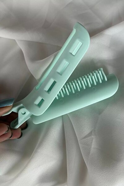 TakıDolabı Agrafă pentru păr cu detaliu de pieptene de culoare verde apă (sin...