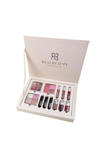 real beauty طقم مكياج بوكس فاخر مكون من12 قطعة و26 لون مميز لإطلالة ساحرة ومتكاملة