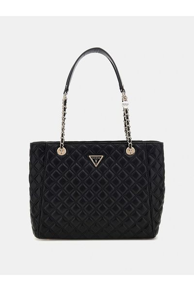 Guess Dámská černá taška přes rameno Gıully Large Tote Hwqg8748240-bla