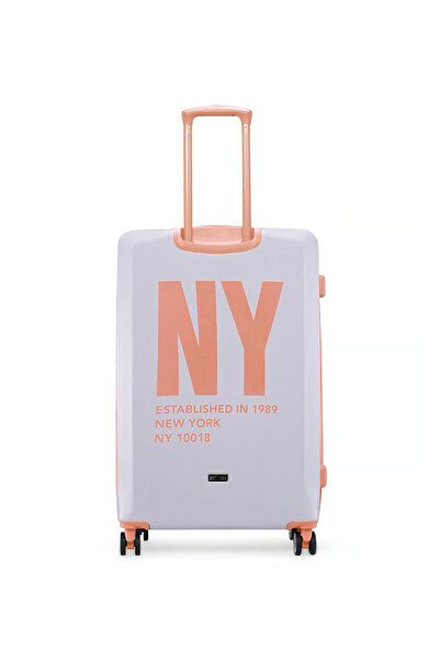 Dkny BOLD Hardside Trolley Bag with 4 Spinner Wheels, ABS+PC Case Luggage with TSA Lock