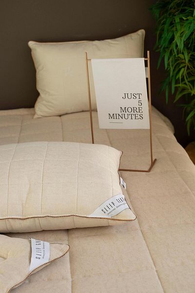 Sleep Garden Linen Quilt Double Jute Linen Bag (195X215)