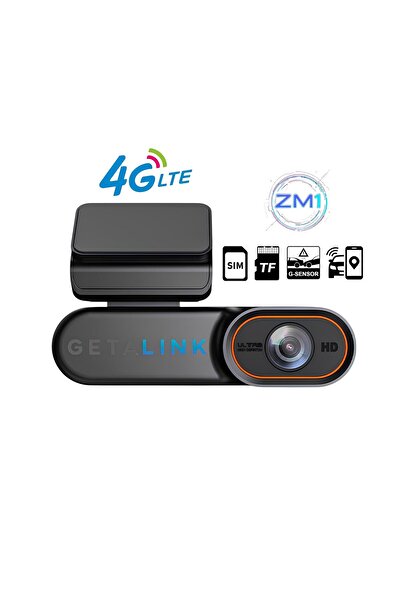 getalink Zm1 4g Sım Kartlı Hd Araç Içi Kayıt Kamerası Gps G-sensör Uzaktan Ca...