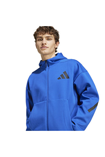 adidas M Z.N.E. FZ Mikina Modrá JF6388