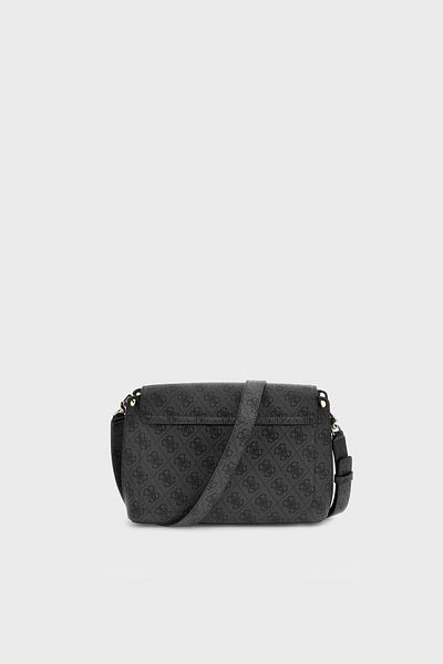 Guess Meridian Flap Crossbody dámská antracitová crossbody kabelka Hwsg8778200-clo