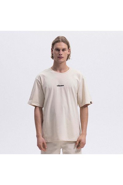 Ellesse Ανδρικό μπλουζάκι με μπεζ λαιμόκοψη Rina