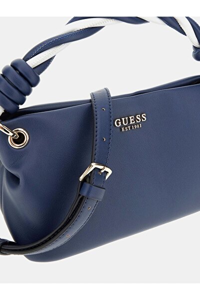 Guess Cruise Vibe Top Handle Xbody Women's Navy Blue Handbag Hwng9649110-Nvw