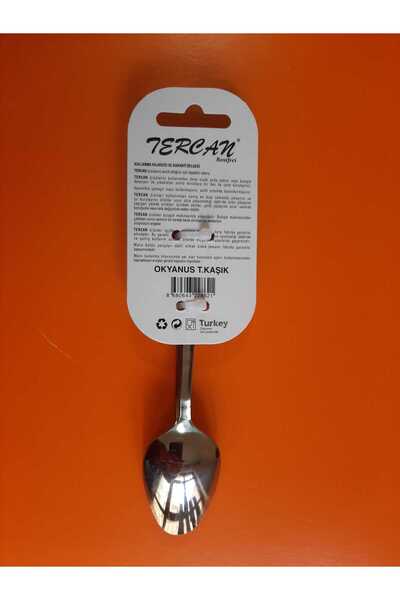 TERCAN Okyanus Tatlı Kaşığı 6 Adet Uzun Ömürlü Tatlı Kaşığı