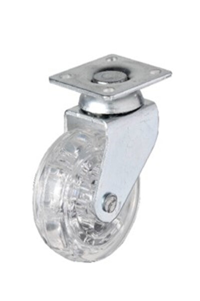 Genel Markalar Adilon 50x20'lik Şeffaf, Makaralı Tablalı, 360 Derece Döner Teker