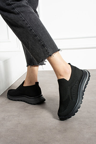 Trendpink Crna pletena odjeća (crna osnova) za svakodnevnu upotrebu, ženska P...