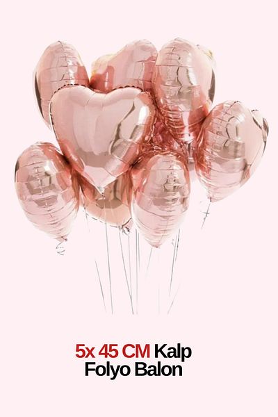 Baloncu Dede Bride to Be Foil Balloon New Bridal Party Celebration Foil Heart Set Bachelorette Party