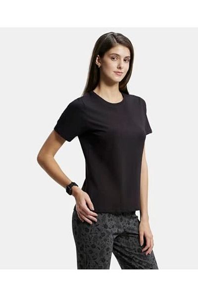 JOCKEY 24X7 Round Neck T-Shirt 1515-0105-BLACK