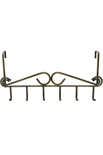 mastergold Over The Door Hanger with 6 Hooks Heavy Duty Rack for Towels, Clothes, Hats, Bags, Bathroom