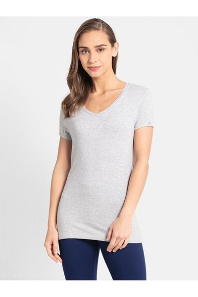 JOCKEY 24X7 V-Neck Tee 1359-0105-LTGML