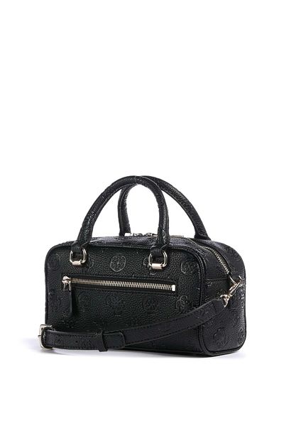 Guess Cresıdia Small Satchel Women's Black Handbag Hwpg9349050-Bla