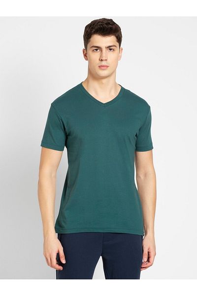 JOCKEY V-Neck T-Shirt 24X7 2726-0105-PACIFIC GREEN