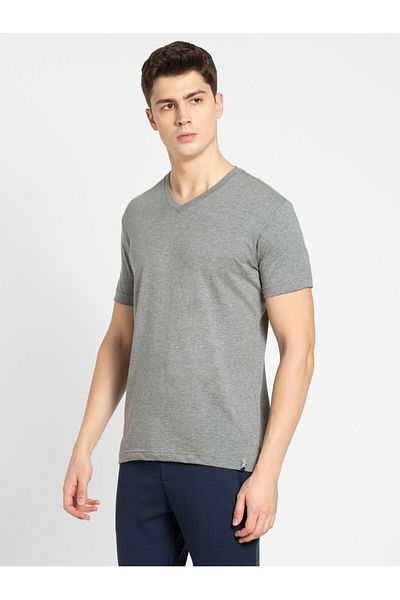 JOCKEY V-Neck T-Shirt 24X7 2726-0105-GRYML