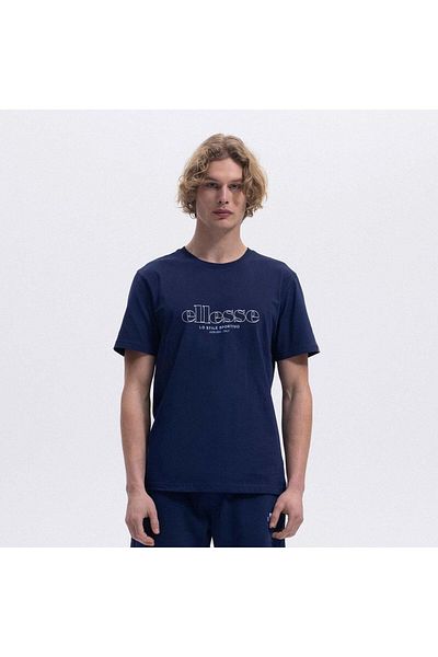 Ellesse Em453-Nv Crew Neck Men's T-Shirt - Navy Blue