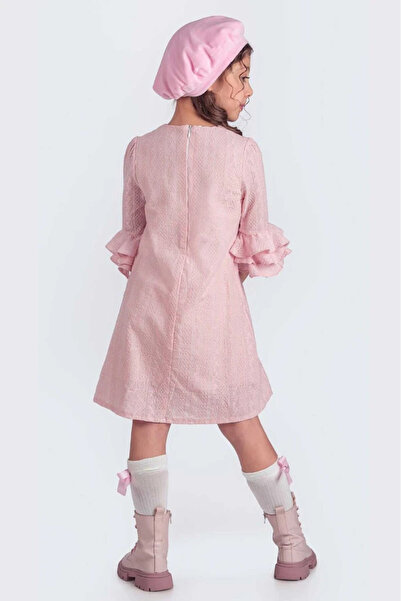 vestitino Valon Kesim Elbise Şapkalı Çantalı