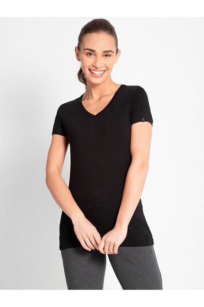 JOCKEY 24X7 V-Neck Tee 1359-0105-BLACK
